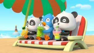 Bayi Panda Minum Juz Segar Dan Enak  Lagu Anak-anak  Juz Enak & Lezat  BabyBus Bahasa Indonesia