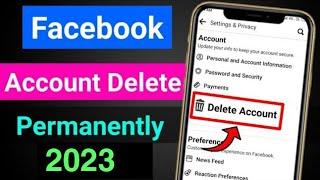 Facebook account delete kaise kare  Delete facebook account permanently 2021-22