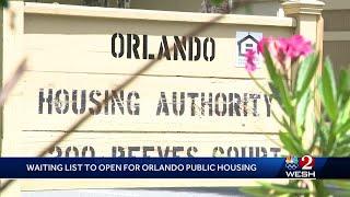 3-day waiting list to open for Orlando public housing