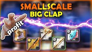 Albion Online SmallScale Claps  Perma Frost Insane Damage  One Shot Builds