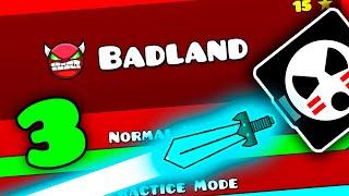 BADLAND FULL VERSION LAYOUT PREVIEW 3 Geometry Dash 2.2 Beta