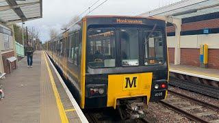 Tyne and Wear Metro - Metrocars 40834002 departing West Monkseaton 07042022