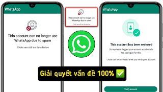 Cách khắc phục Tài khoản này không thể sử dụng WhatsApp 2024 nữa