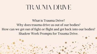 How to Get Out of Fight or Flight  Somatic Healing  Trauma Drive