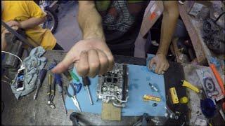 How to change dirtbike valves or valve stem seals WITHOUT SPECIAL TOOLS