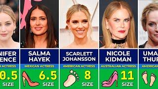  Shoe Size of Famous Hollywood Actresses  Small and Large Feet