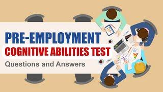 How to Pass Pre-Employment Cognitive Abilities Assessment Test Questions and Answers