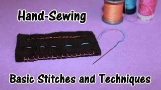 Hand-Sewing  Basic Stitches and Techniques