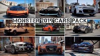 How to download and install 87 - 2019 Add-On Cars Pack for GTA V - MONSTER 2019 Cars Pack #3