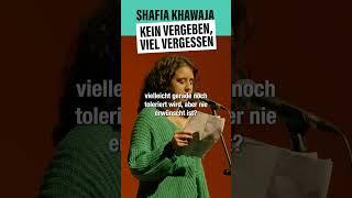 Shafia Khawaja - Kein Vergeben viel Vergessen