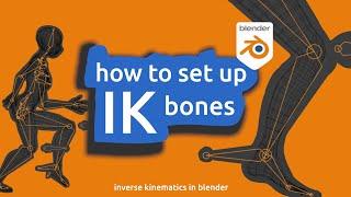 How to setup IK bones Blender Beginner Tutorials