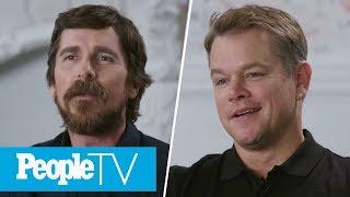 Christian Bale & Matt Damon On Friendship & Ford v Ferrari  PeopleTV  Entertainment Weekly