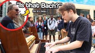 I Played Legend of ZELDA Songs on Piano in Public