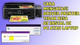 Cara Mengatasi Driver Printer tidak bisa di install di komputer atau laptop