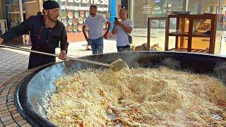 Giant Factory Uzbek PILAF with giant Boiler  1.5 tons per day  Pure Life