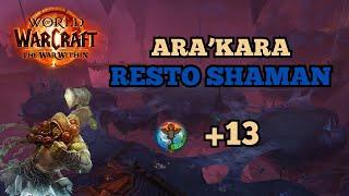 +13 Ara Kara - Resto Shaman POV - WarWithin Season 1 MM+