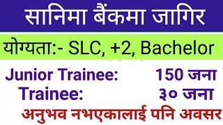 Sanima Bank Vacancy 2080 New Job Vacancy Sanima Bank In Nepal 2023