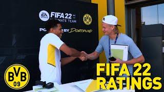 „What should be better Erling?“  BVB FIFA 22 Ratings presented by Jude Bellingham