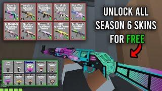 How to Unlock ALL Season 6 Krunker.io SKINS for FREE WORKING