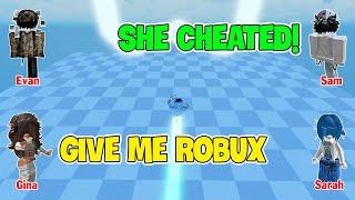 TEXT To Speech Emoji Groupchat Conversations  She Uses Her Beauty To Steal Her Boyfriends Robux