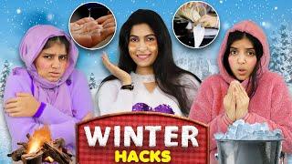 WINTER Hacks - Rich vs Normal  Makeup & Beauty  Anaysa