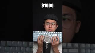 $1 vs $1000 KEYBOARD #asmr #shorts