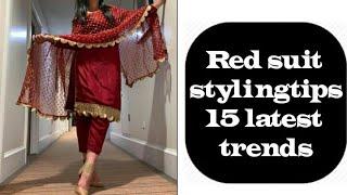 Red dress को कैसे style करे  Red dress में कैसे stylish दिखे #stylingtips #fashion