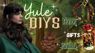 Yule DIYsWinter Fairy‍️Yule Altar  Homemade Gifts  Traditions & Decorations