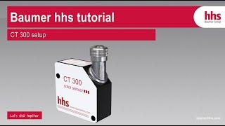 How to setup the CT 300  hhs tutorials