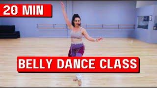 Belly Dance Workout for Beginners  20-Minute Class #bellydance