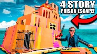 4 STORY Floating BOX FORT Prison ESCAPE Prank 50FT TALL SCARY 