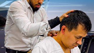 An INCREDIBLE Asmr Head Massage Session  Barber Salohddin