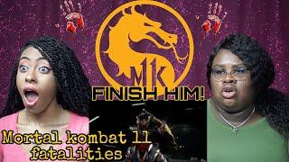 WATCH AT YOUR OWN RISK ‼️Mortal Kombat 11 ALL FATALITIES   REACTION‼️