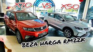 PROTON X50 PREMIUM VS PROTON X70 PREMIUM