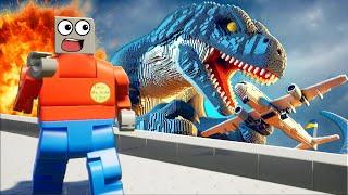 MASSIVE LEGO MONSTERS Survival in Brick Rigs Multiplayer