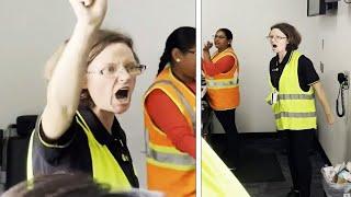 Spirit Airlines Gate Agent Freaks Out at Plane Passengers