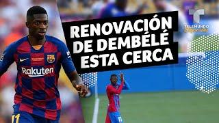 En Barcelona son optimistas con la renovación de Dembélé  Telemundo Deportes