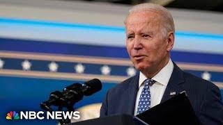 WATCH Biden delivers remarks on efforts to replace lead pipes  NBC News