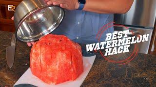 The BEST & EASIEST way to Cut a Watermelon - Its the Only Way