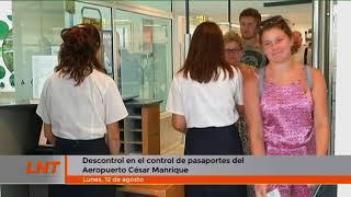 Descontrol de pasaportes en el Aeropuerto César Manrique