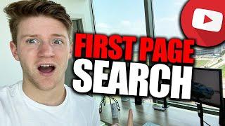 YouTube SEO - How To Rank YouTube Videos First Page FAST *2020*