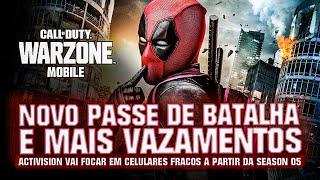 WARZONE MOBILE - VAZOU NOVO PASSE DE BATALHA E MELHORIAS ANDROID   CALL OF DUTY WARZONE MOBILE