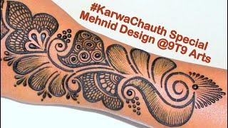 Easy Back Hand Mehndi Design for Wedding 2023  Mehndi ka Design #mehndi #karvachauth2023