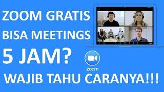 Cara membuat Zoom Gratis bisa Meetings lebih dari 40 menit Zoom Meetings Bagian 3