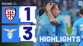 CAGLIARI-LAZIO 1-3  HIGHLIGHTS  Immobile writes his name in the history books  Serie A 202324