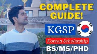 Korean Government Scholarship Program KGSP  GKS Scholarships 2021  How to Apply?