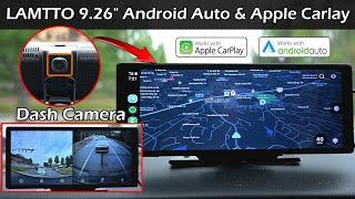 LAMTTO 9.26 Display Wireless Android Auto & Carplay & Dashcam