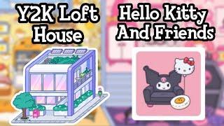 Y2K House + Hello Kitty and Friends  Toca Boca House Ideas  Toca Life World