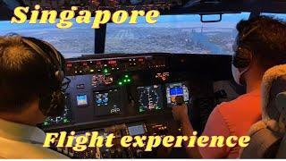 Flight experience boing 737 Singapore flight simulator