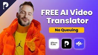 HeyGen Alternative  TOP 3 FREE AI Video Translator Tool  No Queuing！